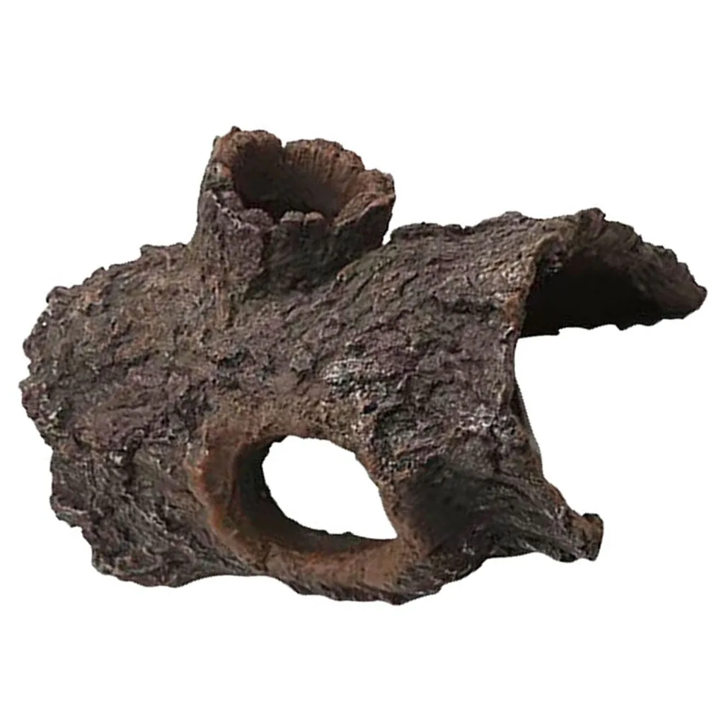 

Aquarium Shelter Cave Resin Fish Tank Decoration Realistic Fish Hideout Natural Look for Freshwater and Saltwater Aquariums