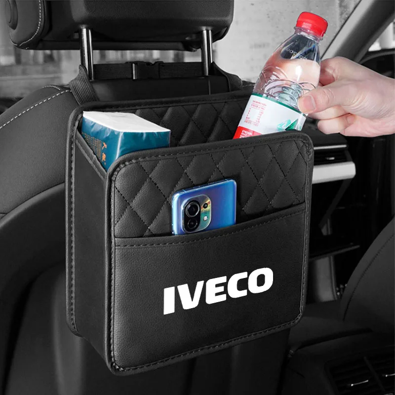 Car Pocket Trunk Bag Organizer Stowing Tidying Protectors for Trip Kids Travel For Iveco Daily IV V VI Van EcoDaily Accessories