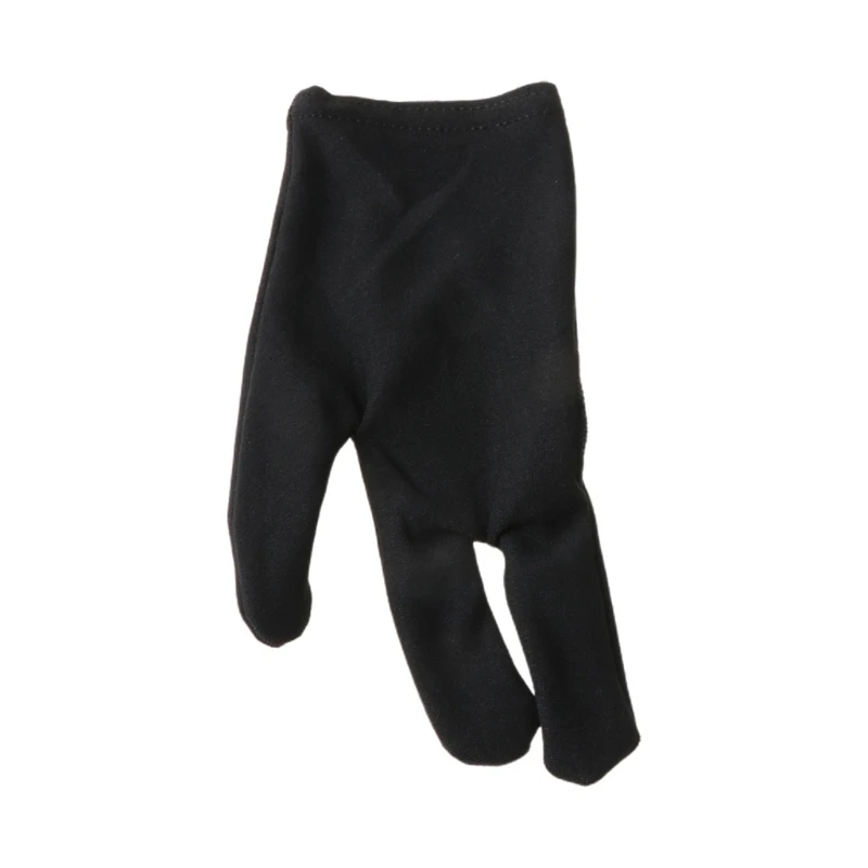 1pc negro taco billar Pool Shooters 3 dedos guantes