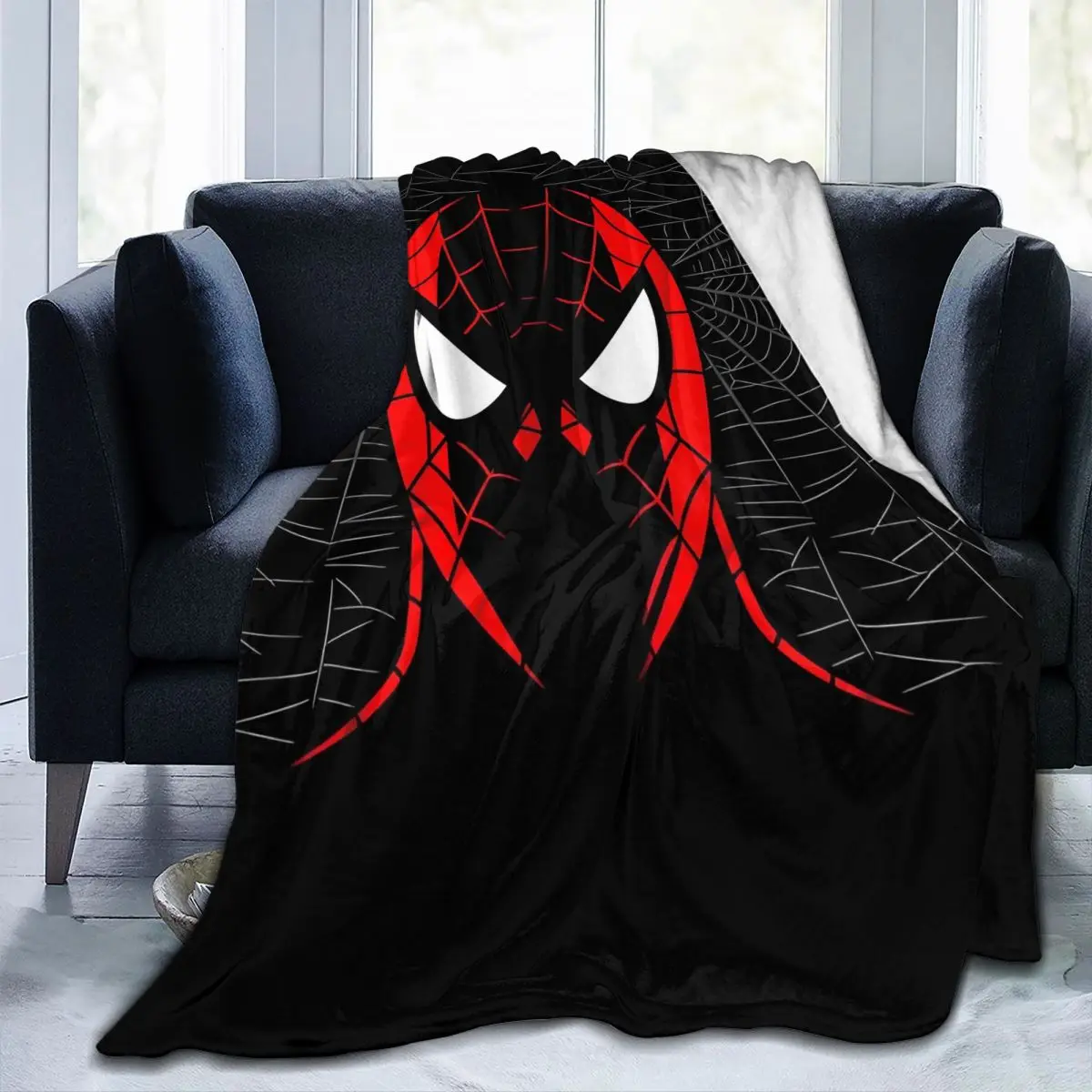 O incrível homem-aranha cobertor de pelúcia para crianças, cobertor de flanela para sofá e cadeira, colcha de qualidade personalizada quente e macia, filme presente