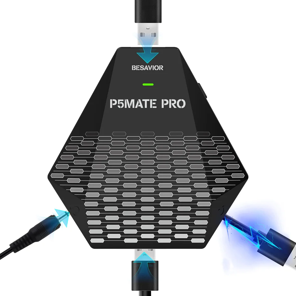 Wireless Adapter P5Mate Pro for PS5,Xbox,Titan Two,ReaSnow&Switch