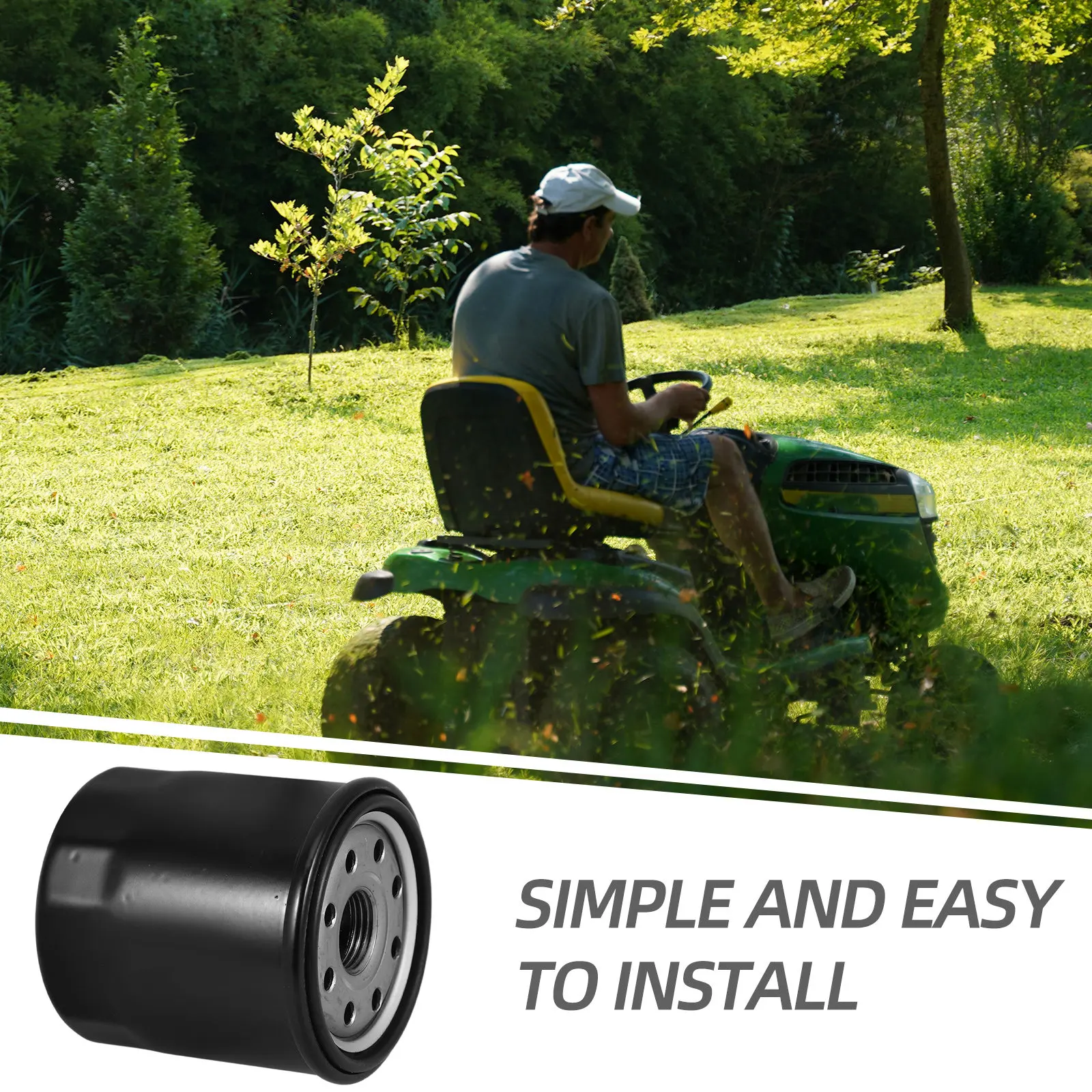 Oil Filter 21545100 for Lawn Mower Long Lasting Engine Protection Easy Install Garden Mower Replacement Part 52114 Filter view 4
