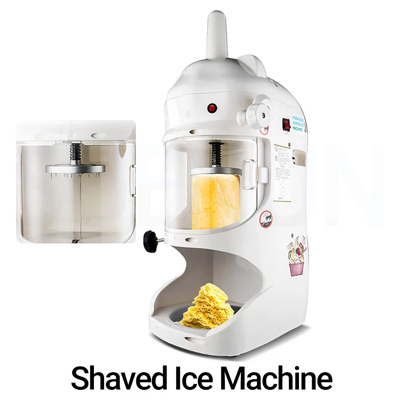 Machine à crème glacée commerciale, magasin de thé au lait, glace pilée sur neige, épaisseur réglable, automatique
