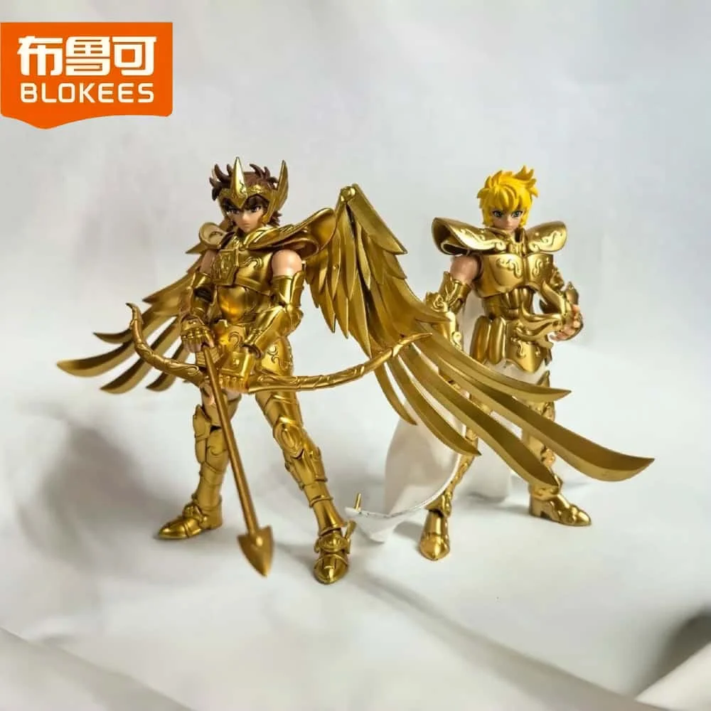 

Blokees Galaxy Version Gold Saint Фигурка Терези Доко Стрелец Чемпион Сейя Му Икона Сборка Игрушки Детский Подарок