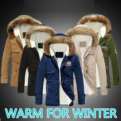 Chaqueta Hombre 2024 Parkas Male Invierno Casual Coat Warm Military Anorak Outwear Manteau Homme Man Thermal Winter Jacket Men