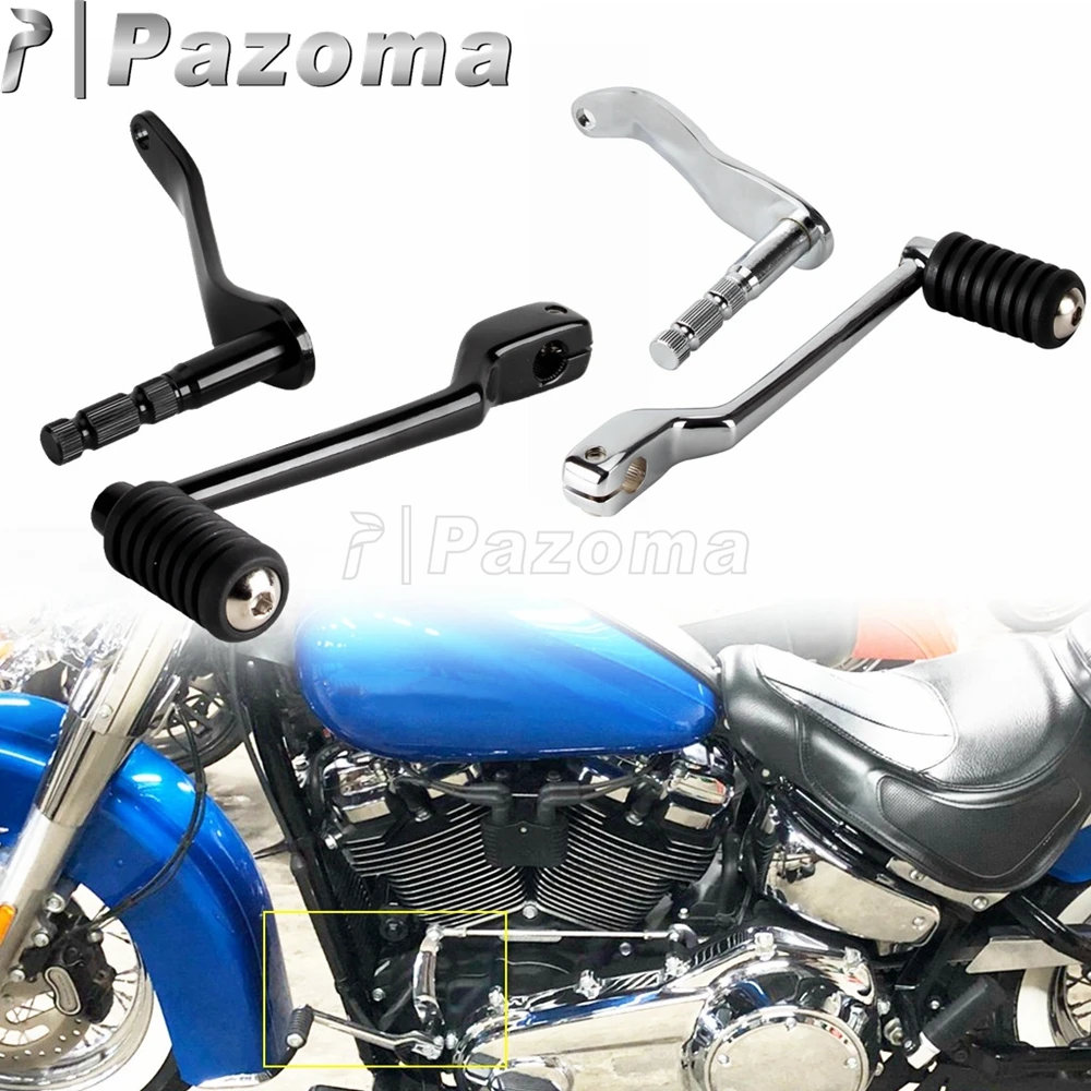 

Aluminum Motorcycle Shifter Heel Peg Kit For Harley FL Softail Slim Street Bob Fat Boy Low Rider Footboard Shift Levers 2018-up