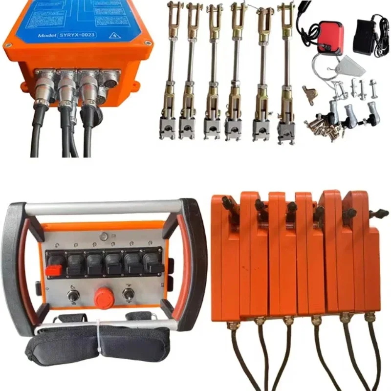 Hot-selling Remote Control Crane 6 Joysticks Proportional 6 Functions12v 24v Joystick Radio Wireless