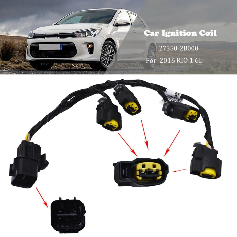 Baru kumparan pengapian ekstensi kawat Harness Harness untuk Hyundai Elantra Accent Kia Rio Soul Ceed Cerato Spectra