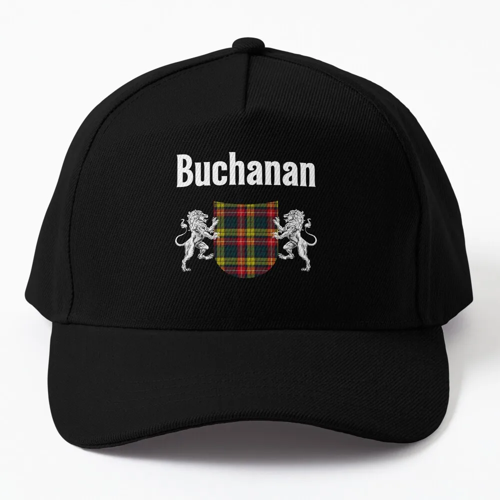 Buchanan Clan Scottish Name Coat Of Arms Tartan Baseball Cap Ball Cap birthday Men's Cap Women's