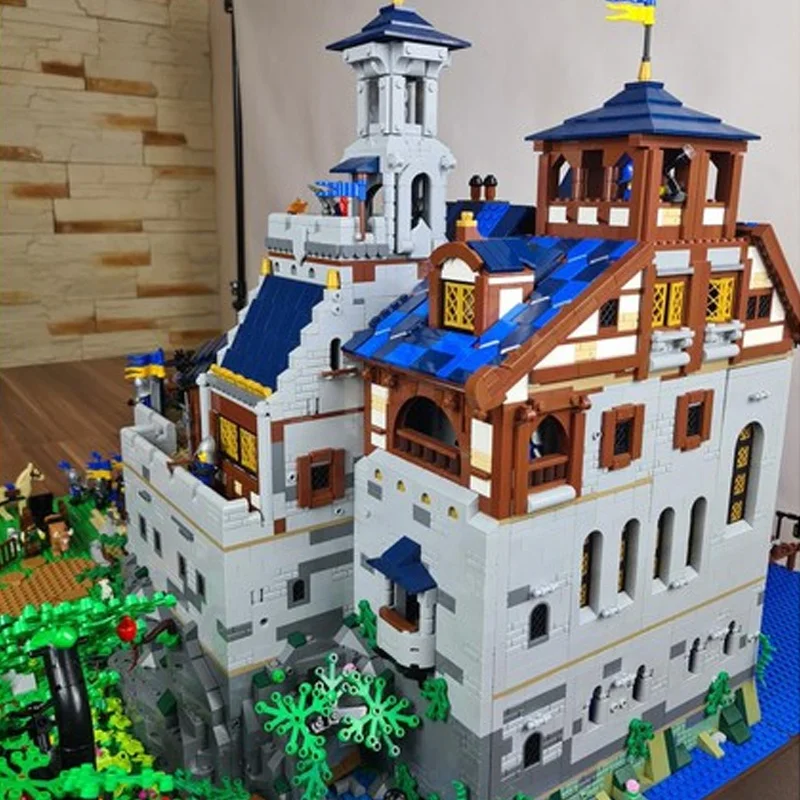 10648 قطعة MOC الصقر الأسود القلعة الملكية الصقور نموذج بناء هدايا عيد الميلاد كتل العمارة اللعب لتقوم بها بنفسك فكرة الإبداعية للأطفال #2