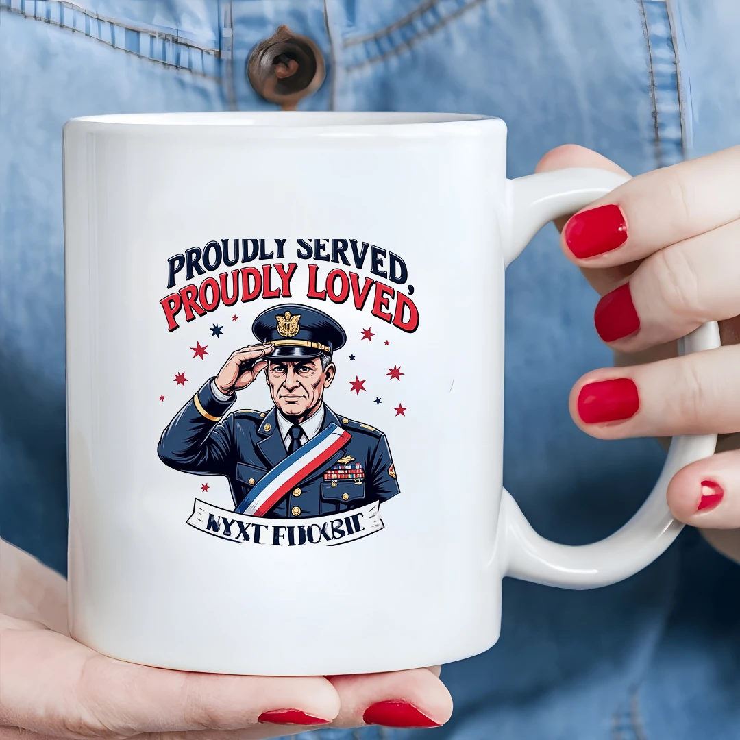 

US Air Force Themed Retro Mug 11OZ Cold & Hot Beverage Cup Military Medal Cup Christmas Gift Home Office Cup