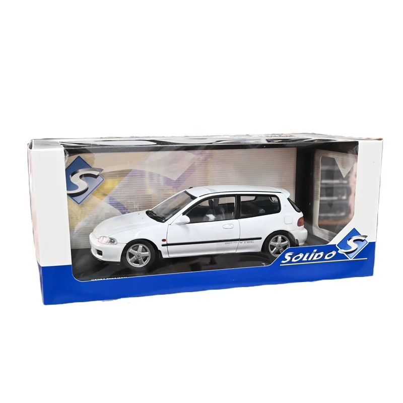 솔리도 다이캐스트 1/18 스케일 혼다 합금 모형 자동차 혼다 시빅 EG6 장난감 자동차 선물용 오리지널 박스 포함