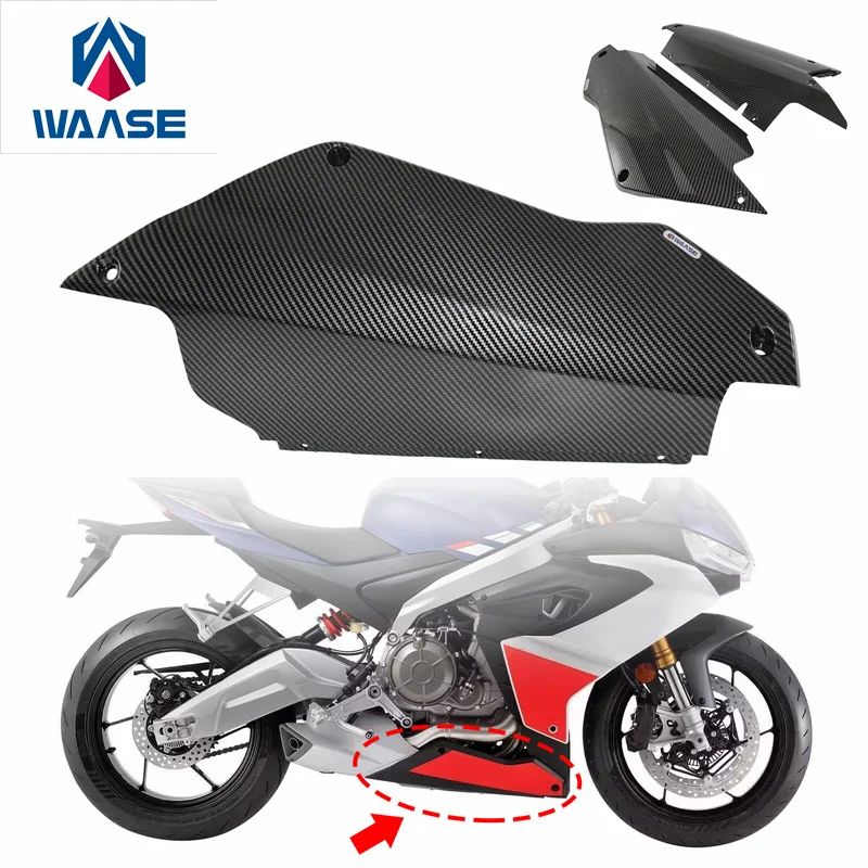 

waase For Aprilia RS660 RS 660 2020 2021 2022 2023 Engine Lower Spoiler Belly Pan Fairing Skid Plate