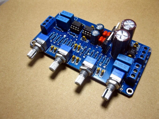 

5532 TREBLE and BASS Single-ended Finished board