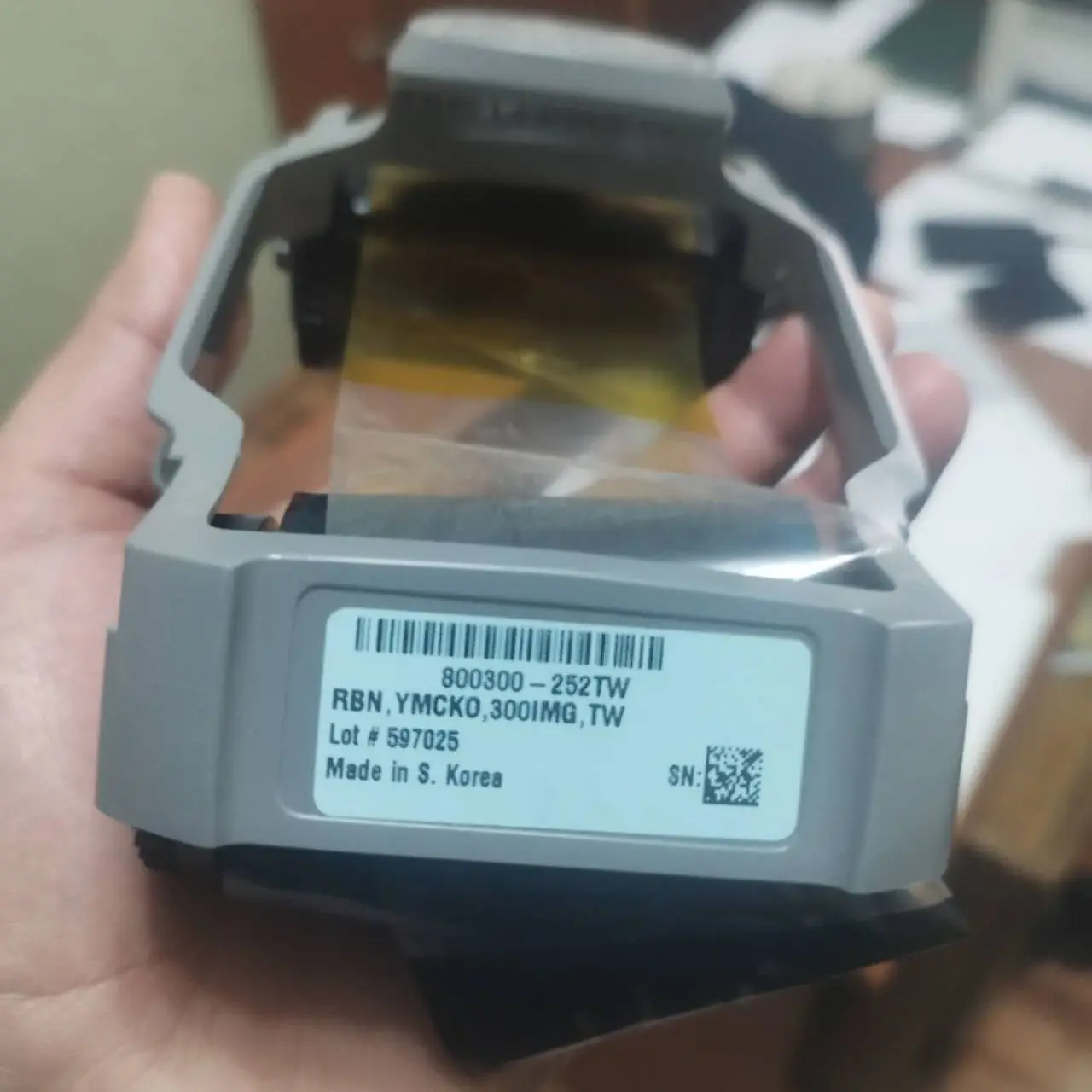 полноцветная лента ymcko 300 отпечатков