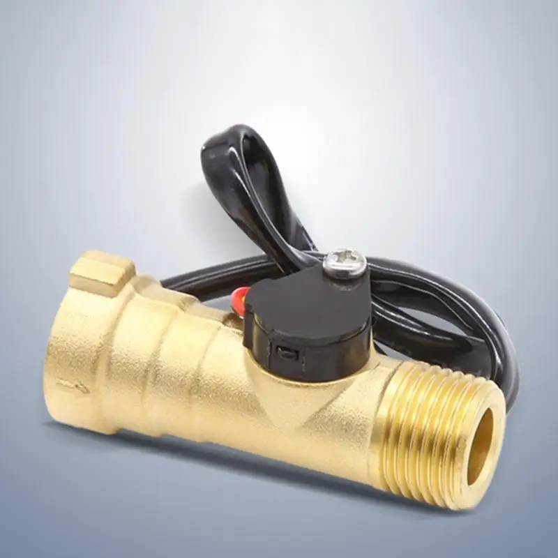 1-30L/min 홀 효과 액체 유량 센서 완전 구리 하우징 DN15 수류 센서 3.5-24V 탱크리스 온수기 L4MF 용