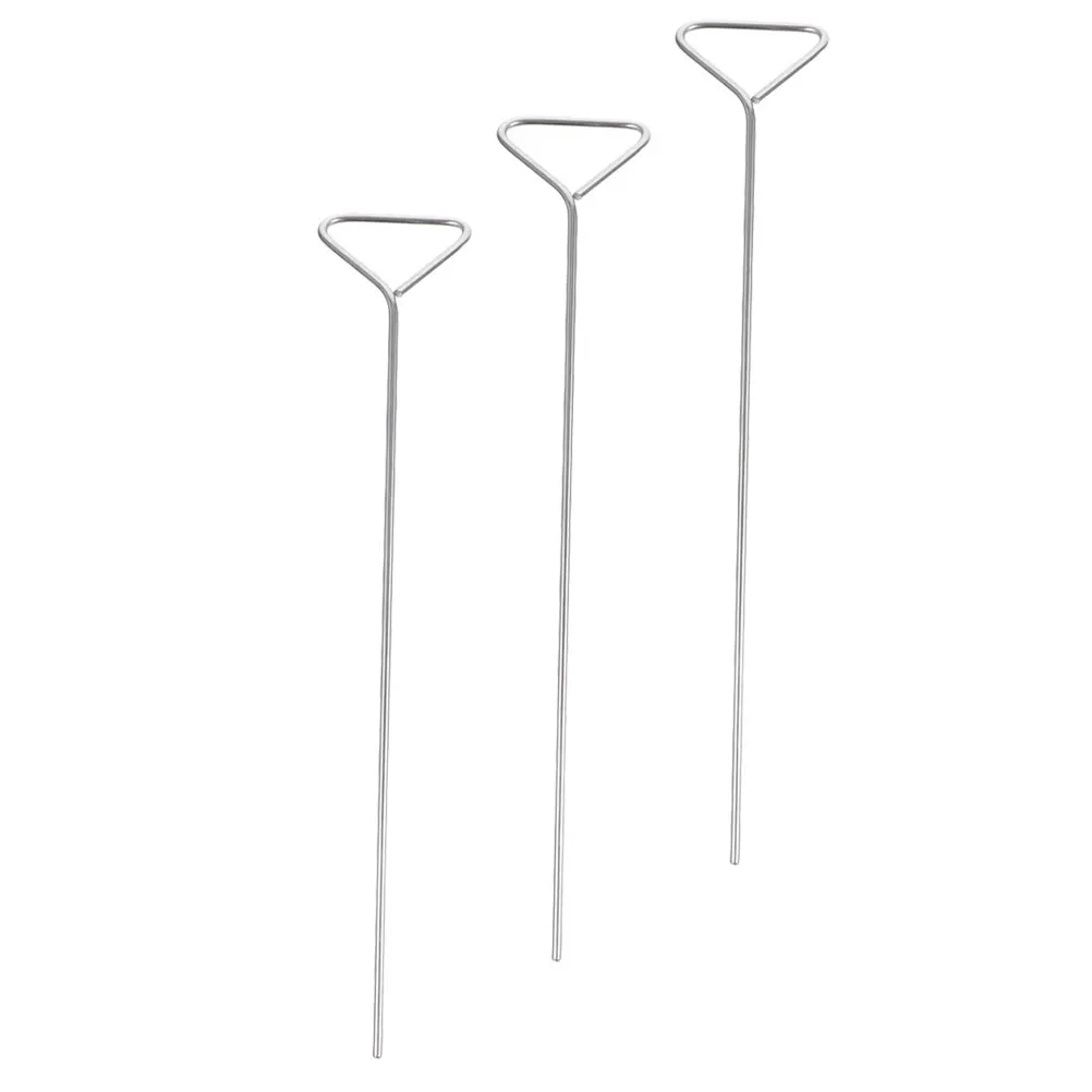 

3pcs Stainless Steel Triangle Cell Spreader For Laboratory Petri Dish Spreading Scraping Pushing Plate Replacement Coating Rod