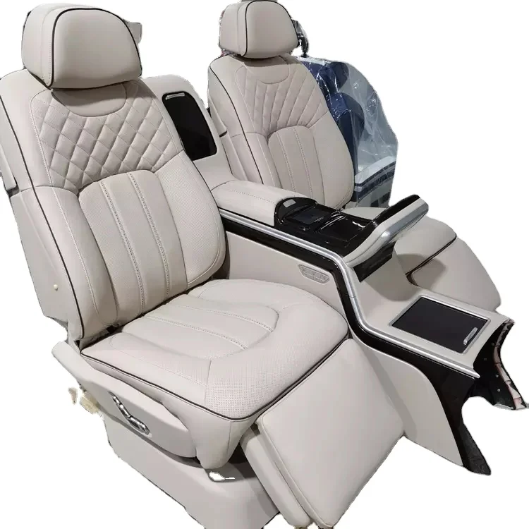 Luxury SUV car seat with armrest for Land cruise with touch screen smart system