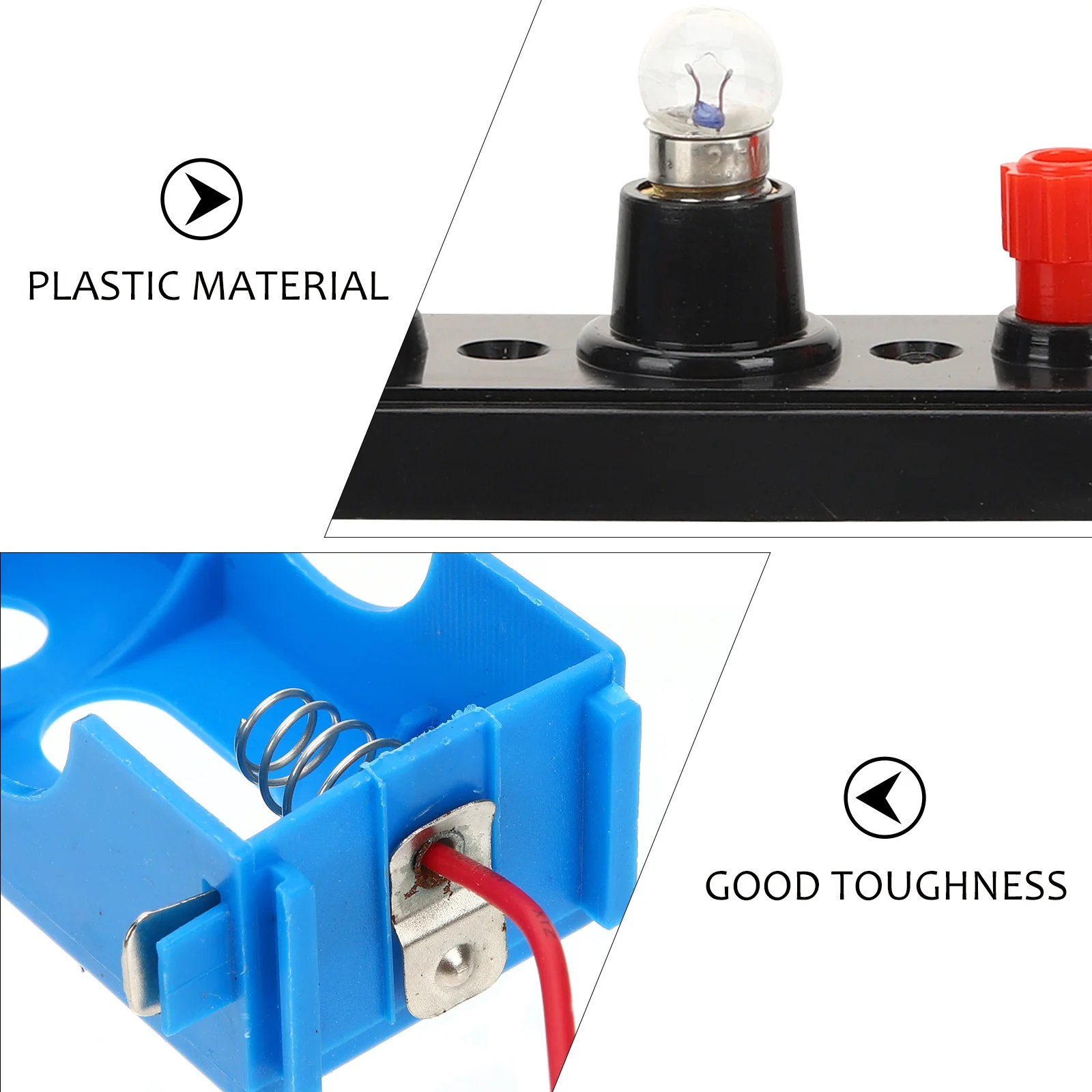 

1Set Tiny Circuits Science Experiment Kit for Kids 4-6 9-12 DIY Electrical Circuit Kit Develop Imagination Observation Ability