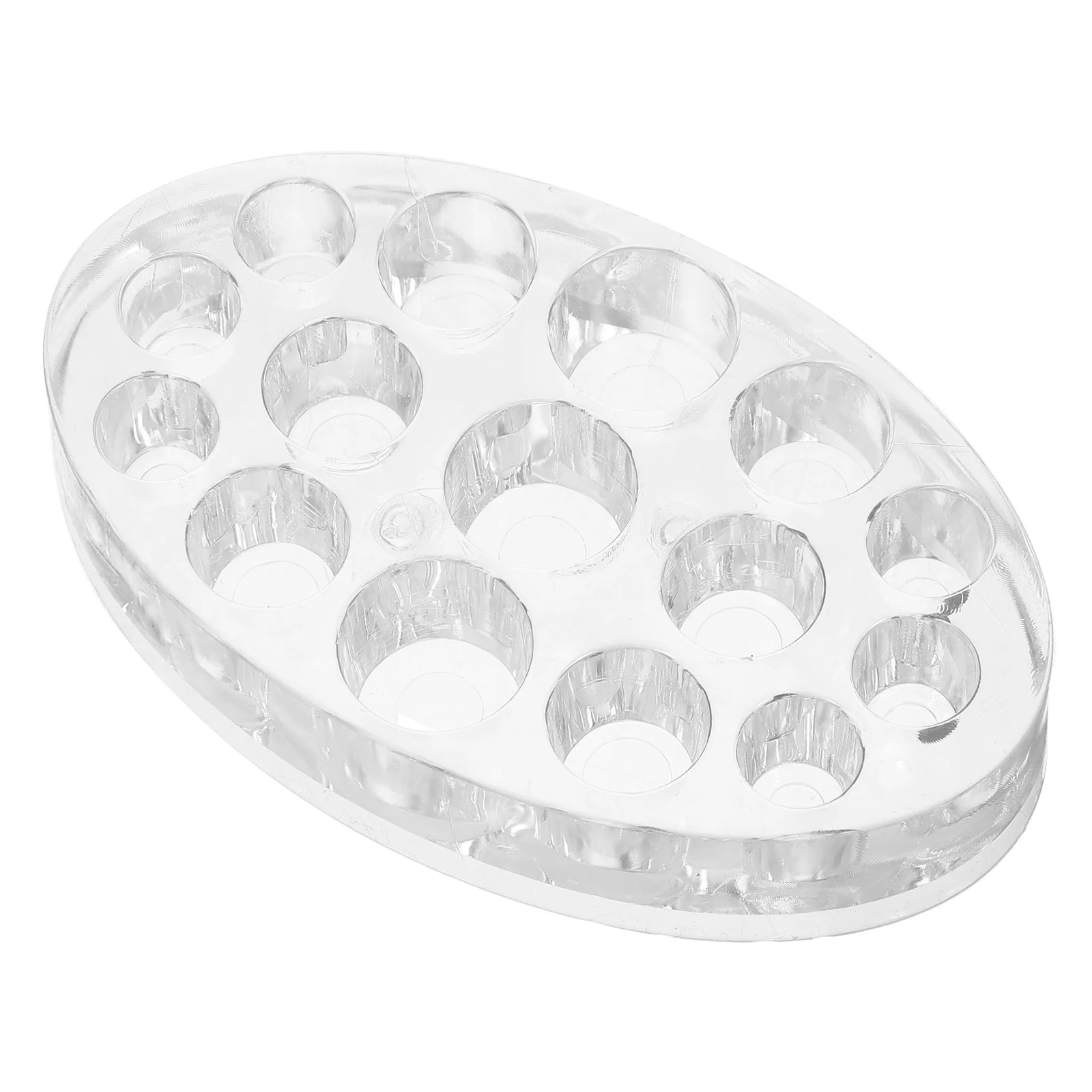 

Oval Pigment Cup Stand 15 Holes Plastic Ink Holder Rack Tattooing Supplies Organizer Oval Pigment Cup Ink Tray Rack