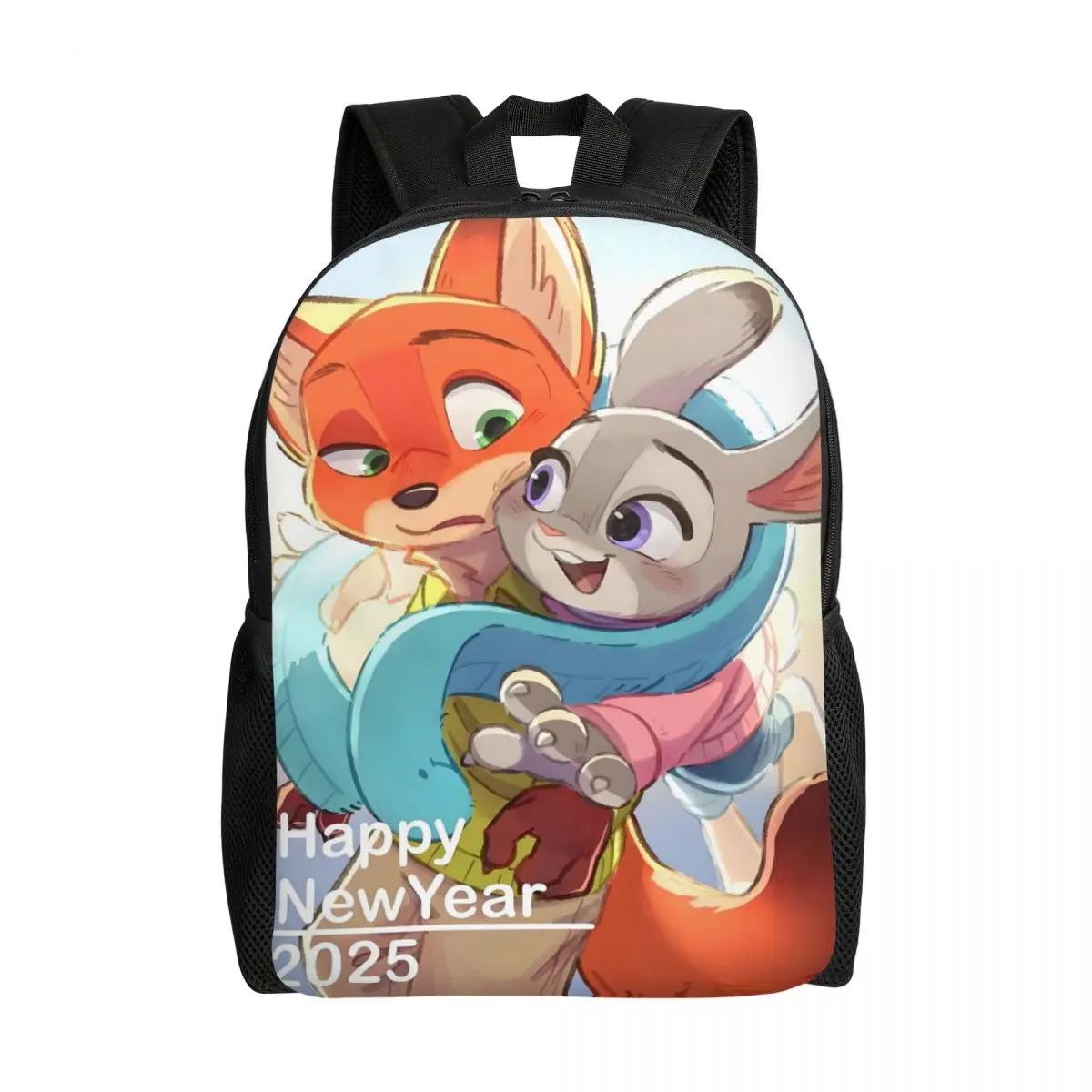 

Custom Zootopia Cartoon Movie Backpacks for Men Women Waterproof School College Nick Fox Bag Printing Bookbag