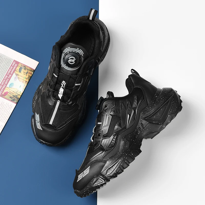 

Men's Boots Winter Warm Anti Slip Plush Sports Shoes Fashionable Versatile, Trendy Plus Size Women's Campus Running Round Head