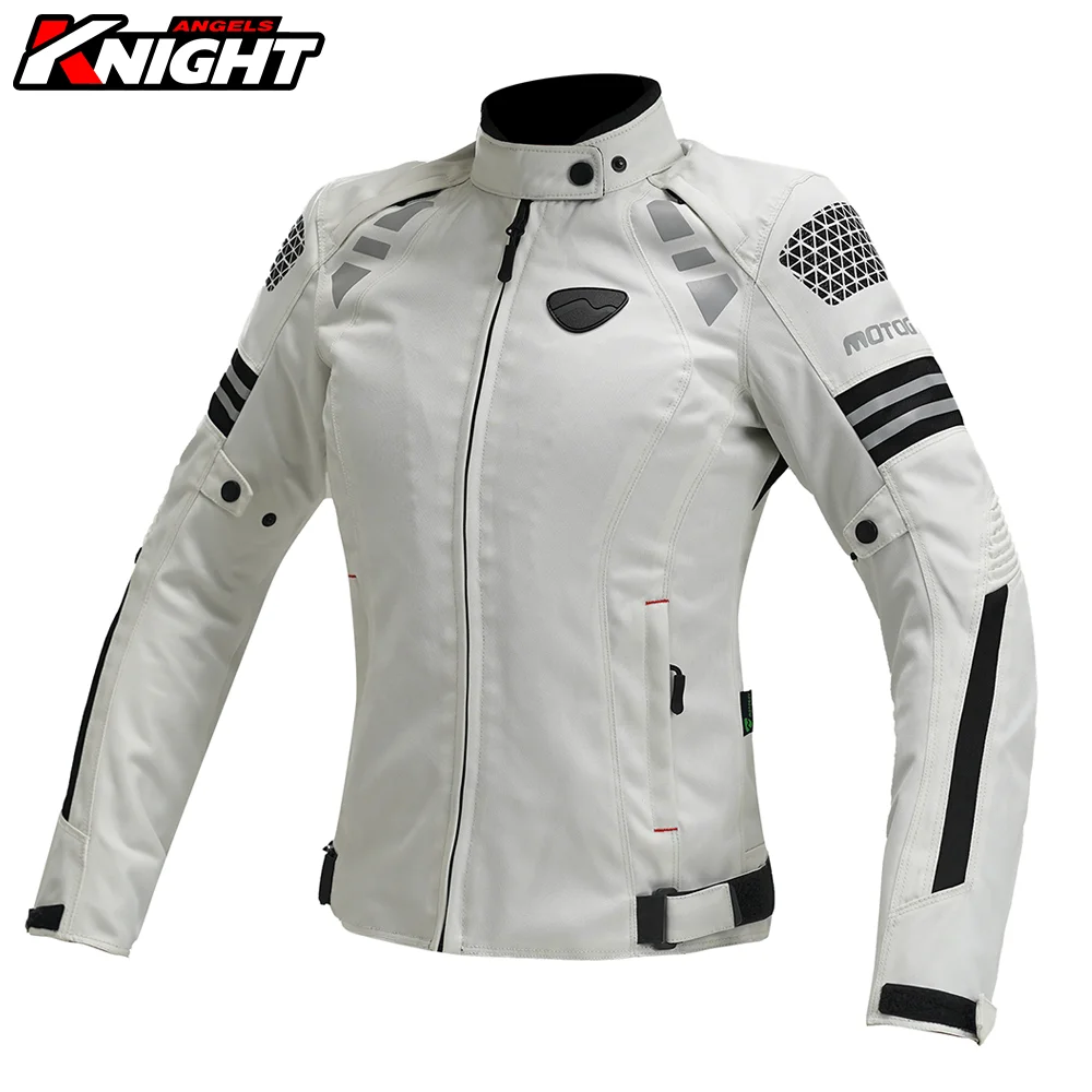 

Motorcycle Jacket Women Four Seasons Anti-Fall Motorcycle Racing Jacket CE Certification Protection Riding Clothing Waterproof