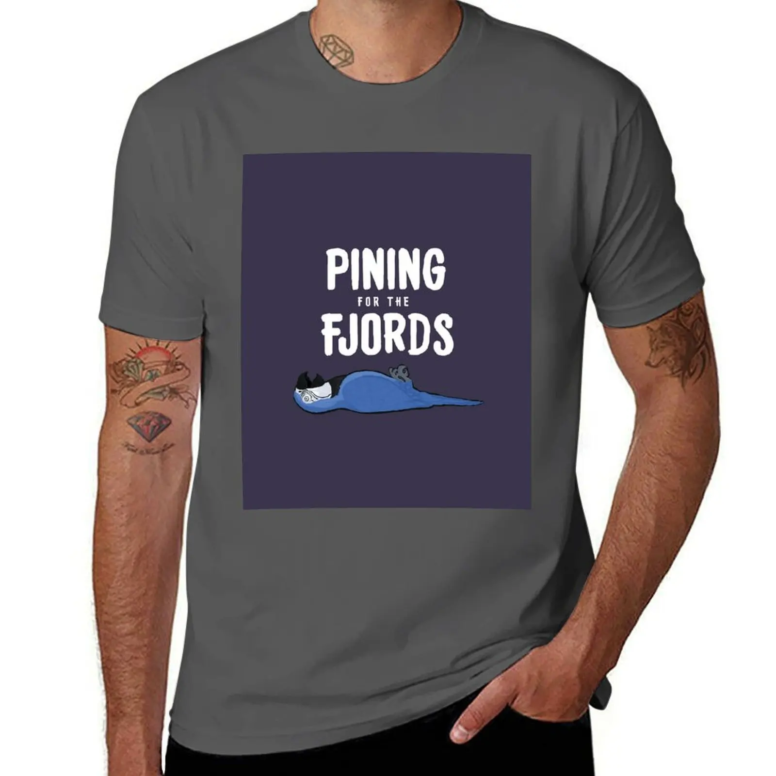 

Pining for the Fjords - Monty Python Dead Parrot Sketch T-Shirt t shirt man cotton t shirt man designer T-Shirt