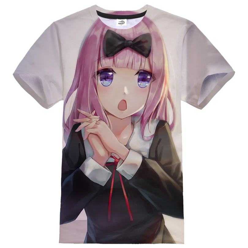 New 2023 Anime Love Is War 3D Print T-shirt Fashion Streetwear Men Women Sport Casual T Shirt Kawaii Girl Hip Hop Tees Tops