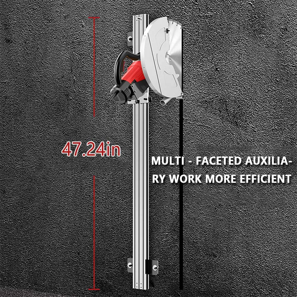 Imagem -05 - Máquina de Corte da Parede com Porta do Trilho do Guia de 2.4m Que Abre a Porta de Corte Concreto e a Janela Que Corta a Máquina de Entalho da Lâmina de 620 mm
