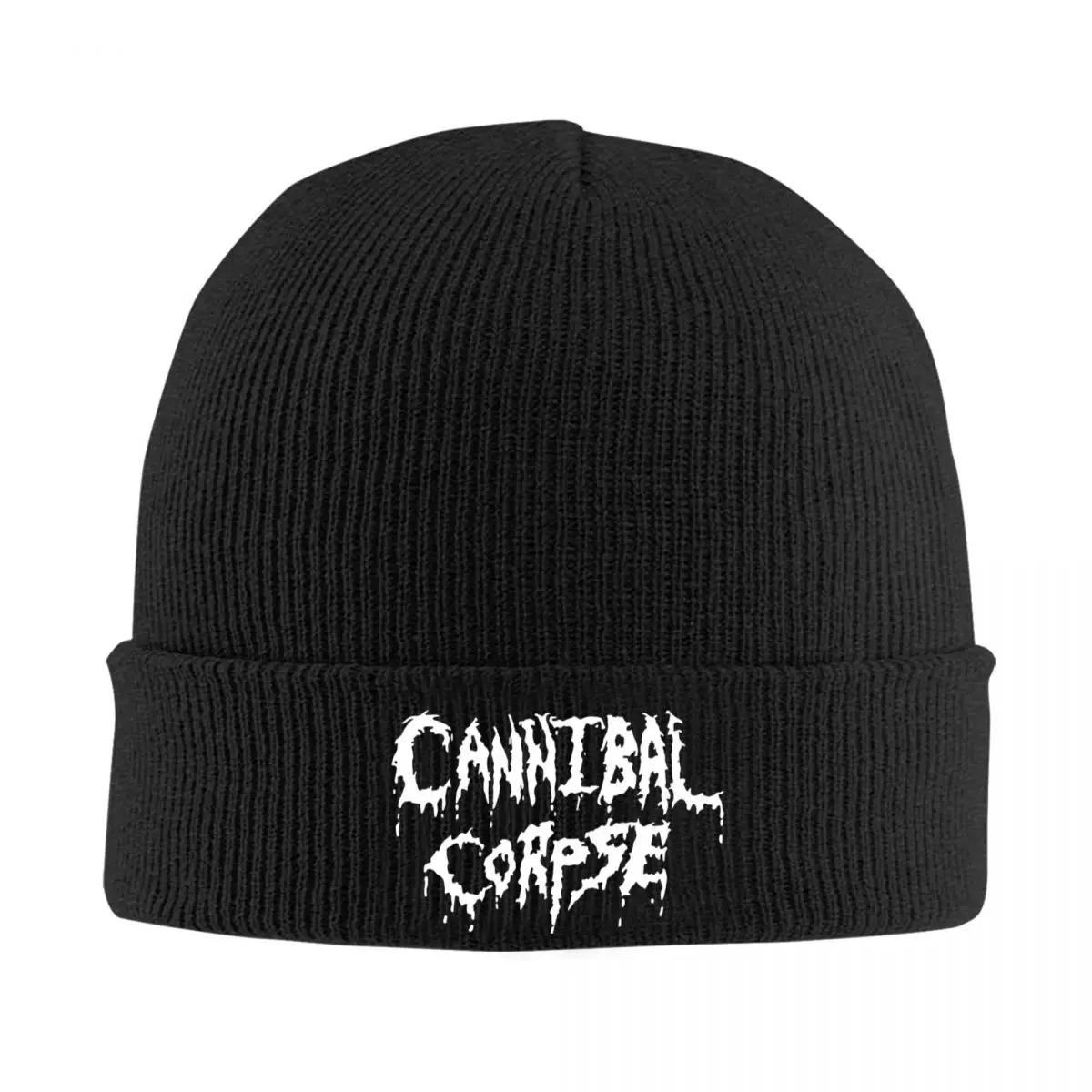 Cannibal Corpse Bonnet Hats writing Knit Hat Adult Unisex Cute Warm Soft Beanie Hats Autumn Outdoor Sport Design Cap