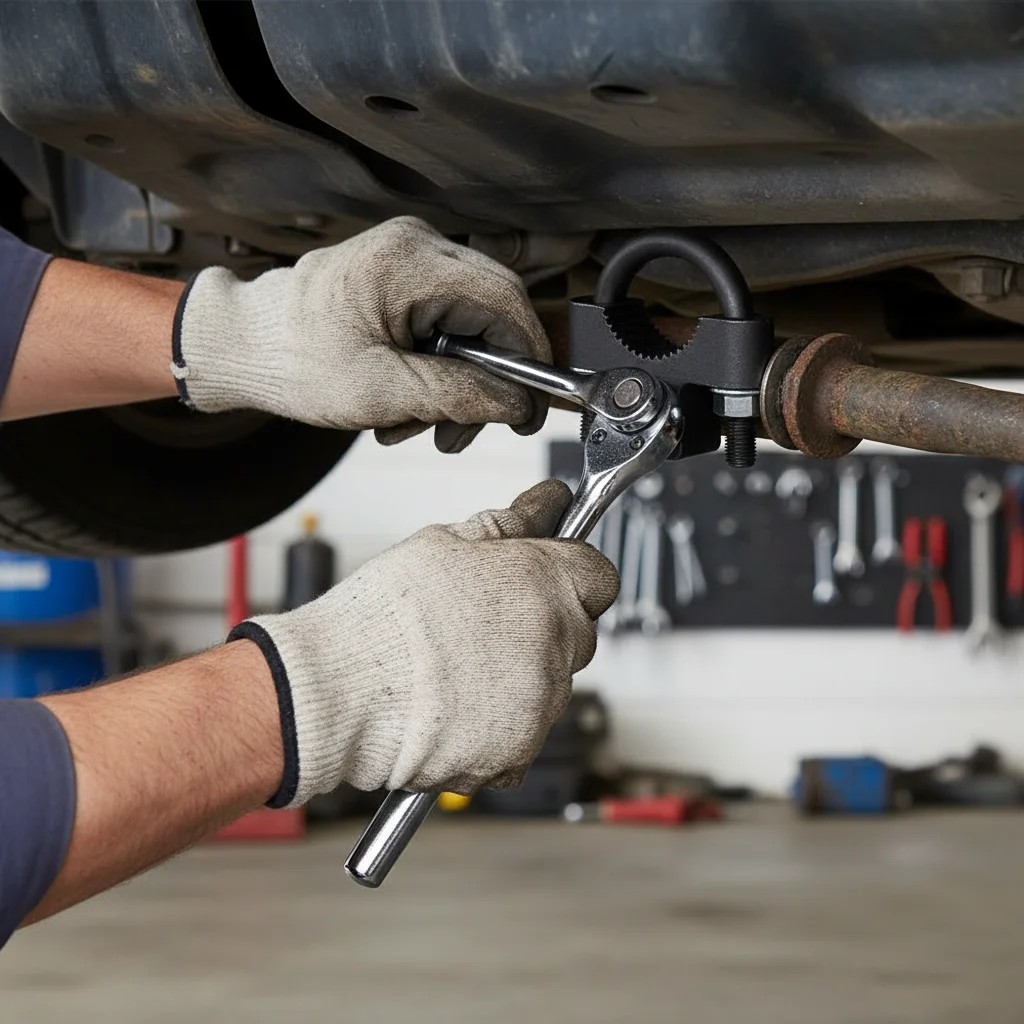 

Инструмент для снятия внутренних рулевых тяг 3/8 дюйма, из углеродистой стали, для снятия и установки внутренних шаровых опор рулевой рейки, противоскользящий, экономящий усилия, для авто