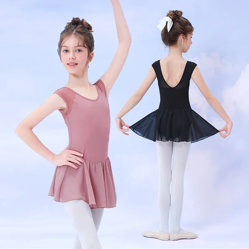Meisjes Ballet Jurk Dans Maillots Kids Gymnastiek Turnpakje Mouwloos Ballet Tutu Ballerina Badmode Training Dans Body
