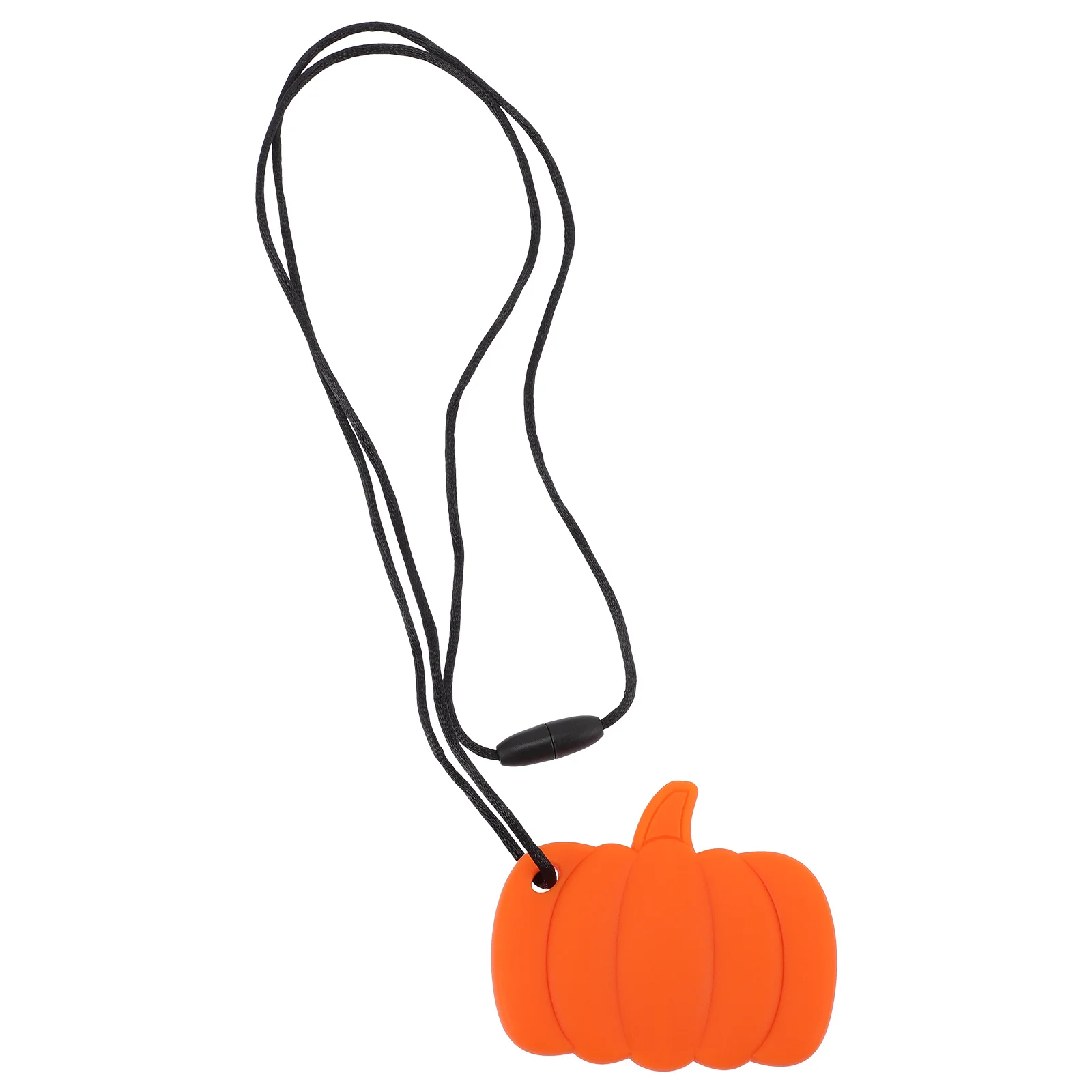 

Детский прорезыватель, силиконовый прорезыватель в виде тыквы, жевательное ожерелье, мягкий, гибкий, безопасный для успокоения прорезывания зубов, детский прорезыватель, силиконовые зубы