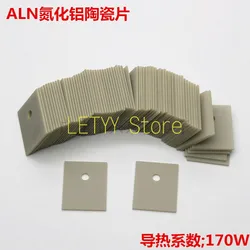 Aluminum Nitride Ceramic Chip 220/3 P/247/264 Ultra-high Thermal Conductivity High-power MOS Tube Ceramic Substrate