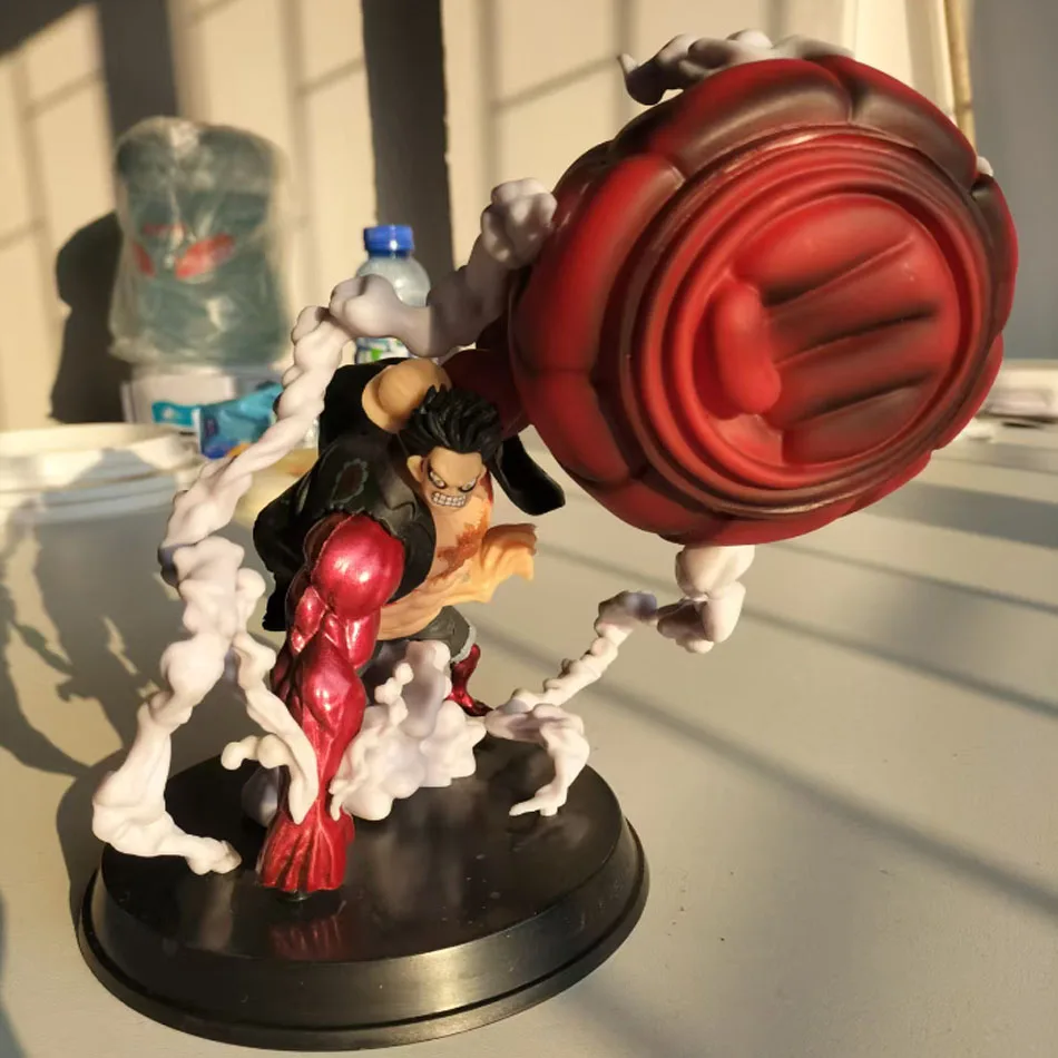 

22 см Gear 4 Статуя Луффи One Piece GK Figuras Аниме One Pieces Модель Коллекционная фигурка Кукла Манга Фигурка Подарок для детей