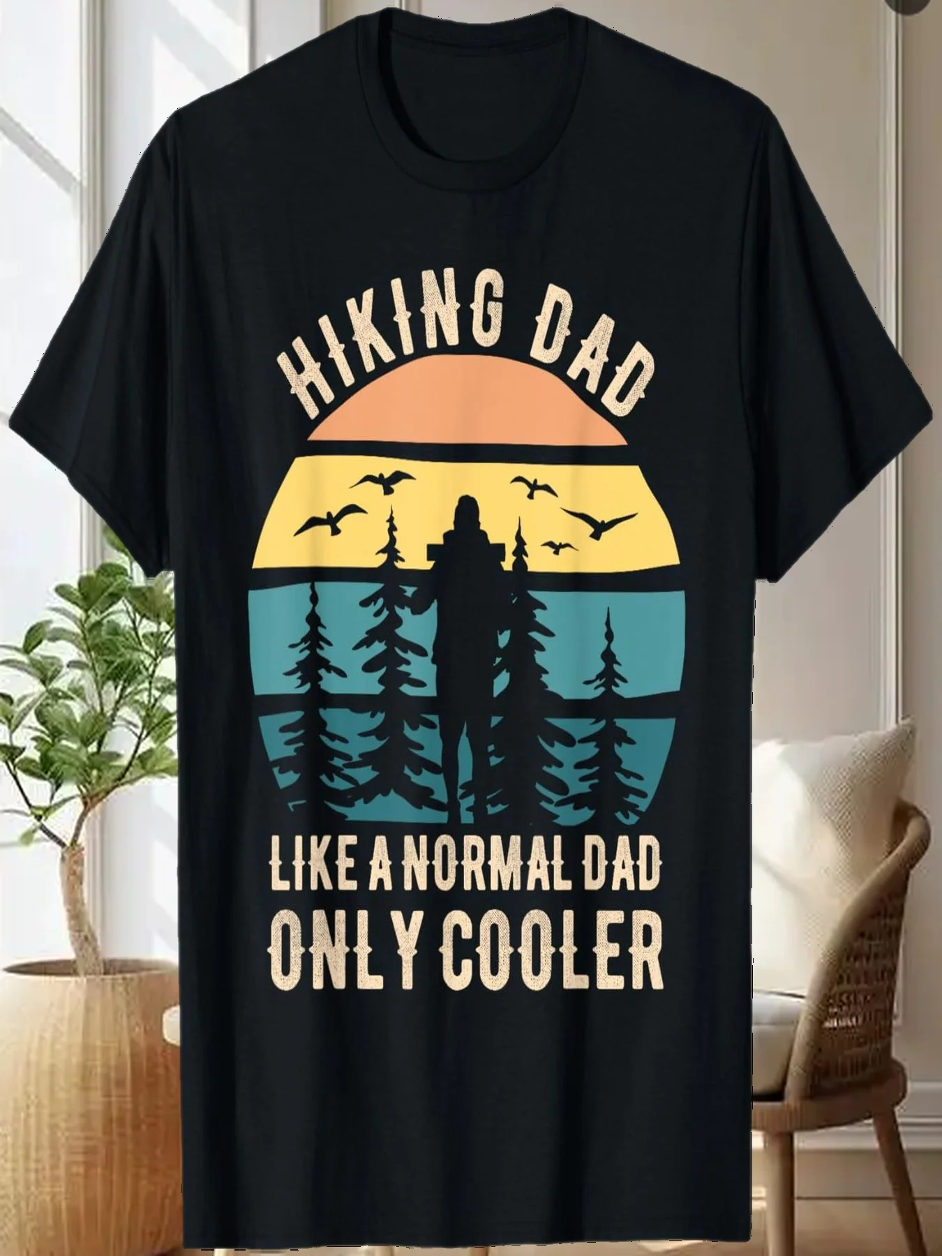 Lustiges Wander-T-Shirt zum Vatertag zum Wanderer und Papa zum Vatertag