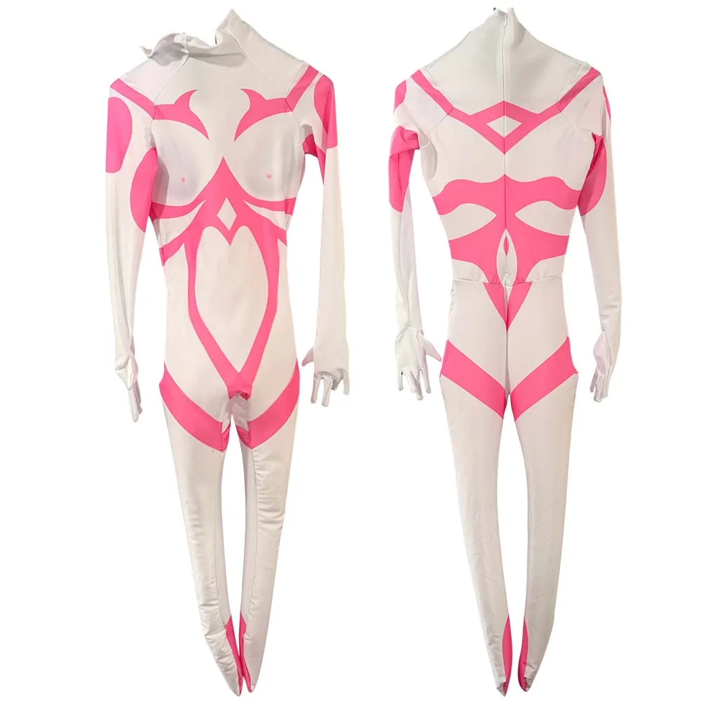 

Halloween Adults Female Ultra goddess Daji Cosplay Costumes Tamamo no Mae Superhero Zentai Suit Bodysuit Woman Party Jumpsuits