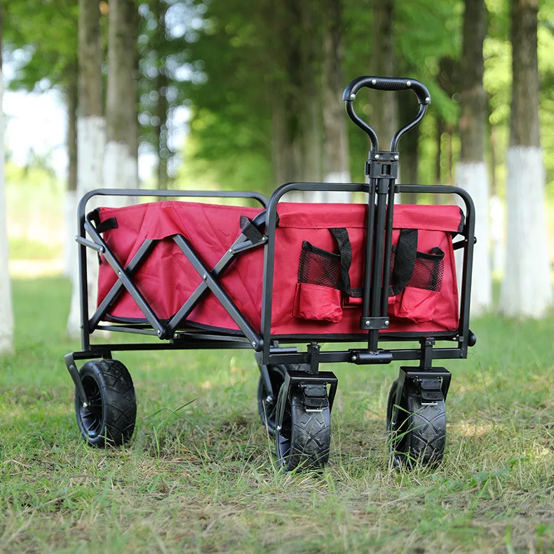 

Outdoor Utility Cart for Picnic Beach Garden Park & Camping Foldable & Collapsible Wheeled Wagon OEM Customizable