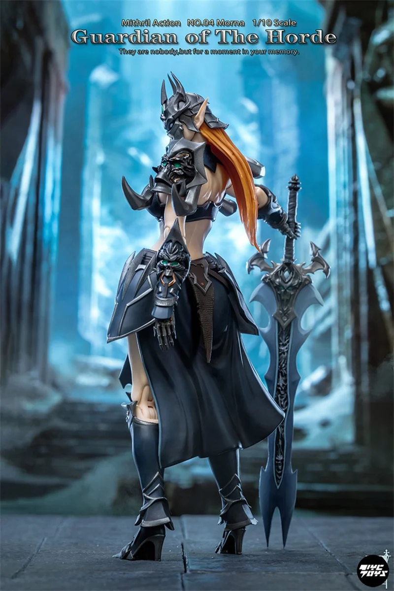 Mithril Action 1/10 Scale Female Elf Swordsman Guardian Of The Horde 04 Morna 17cm Full Set Collectible Action Figure Models