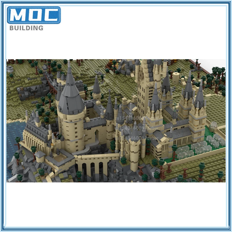 Star Movie Classic Hog wartsCastle Magic Castle MOC Building Blocks  DIY Assemble Large Model collections Bricks Holiday Gifts