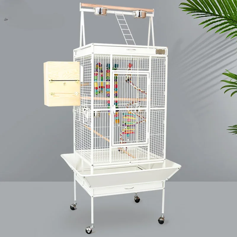 

High-end Large New Bird Cage Parrot Cage Special Household Large Breeding Cage Large Space Villa