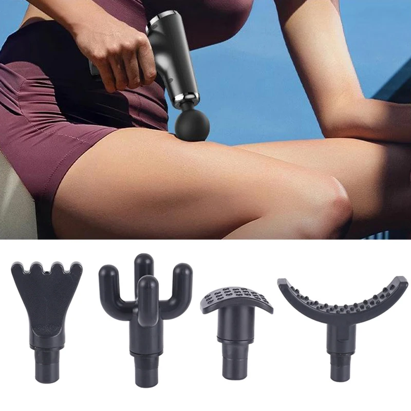 

1pcs ABS Massage Head Accessory Silicone Massage Head For Massage Muscle Household Fitness Fascia Gun Accessories