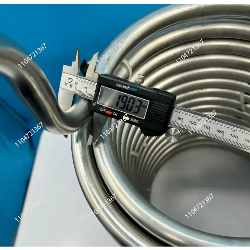 Industrial Chiller 12P Dedicated 304 Stainless Steel Refrigeration Coil Evaporator Heat Exchange Cooler 400*410mm