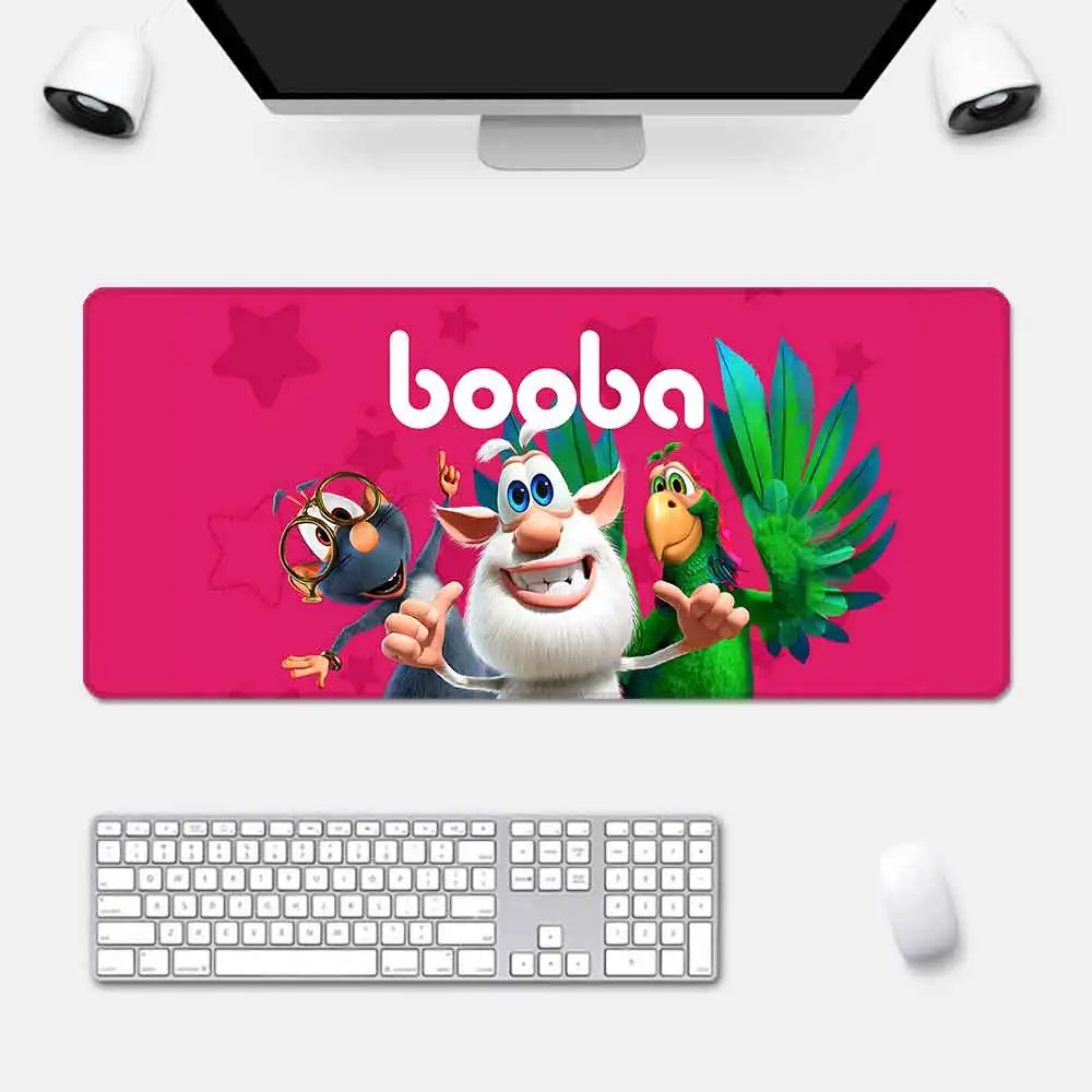 Cartoon B-Booba Funny Cute Mousepad HD Printing Computer Gamers Locking Edge Non-slip Mouse Pad XXL90x40cm Keyboard PC Desk Pad