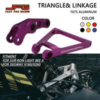 CNC Rear Shock Absorber Linkage Triangle For Surron Sur ron Motorcycle Segway X160 X260 Light Bee X Electric Dirt Bike Aluminum