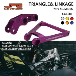 CNC Rear Shock Absorber Linkage Triangle For Surron Sur ron Motorcycle Segway X160 X260 Light Bee X Electric Dirt Bike Aluminum