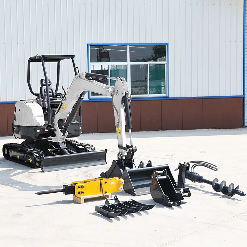 

Мини-экскаватор на гусеничном ходу с гидравлическим приводом, индивидуальная комплектация, для строительных работ, сада и фермы, стандарт EPA Euro 5