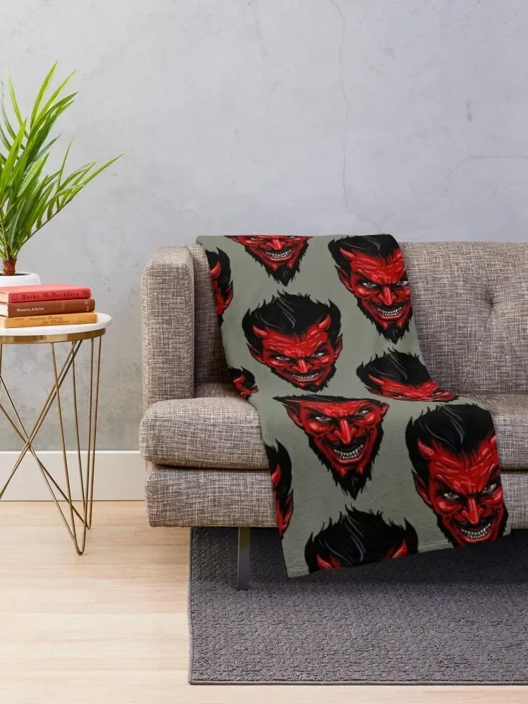 I am the Devil Throw Blanket valentine gift ideas For Decorative Sofa Fashion Sofas Furrys Blankets