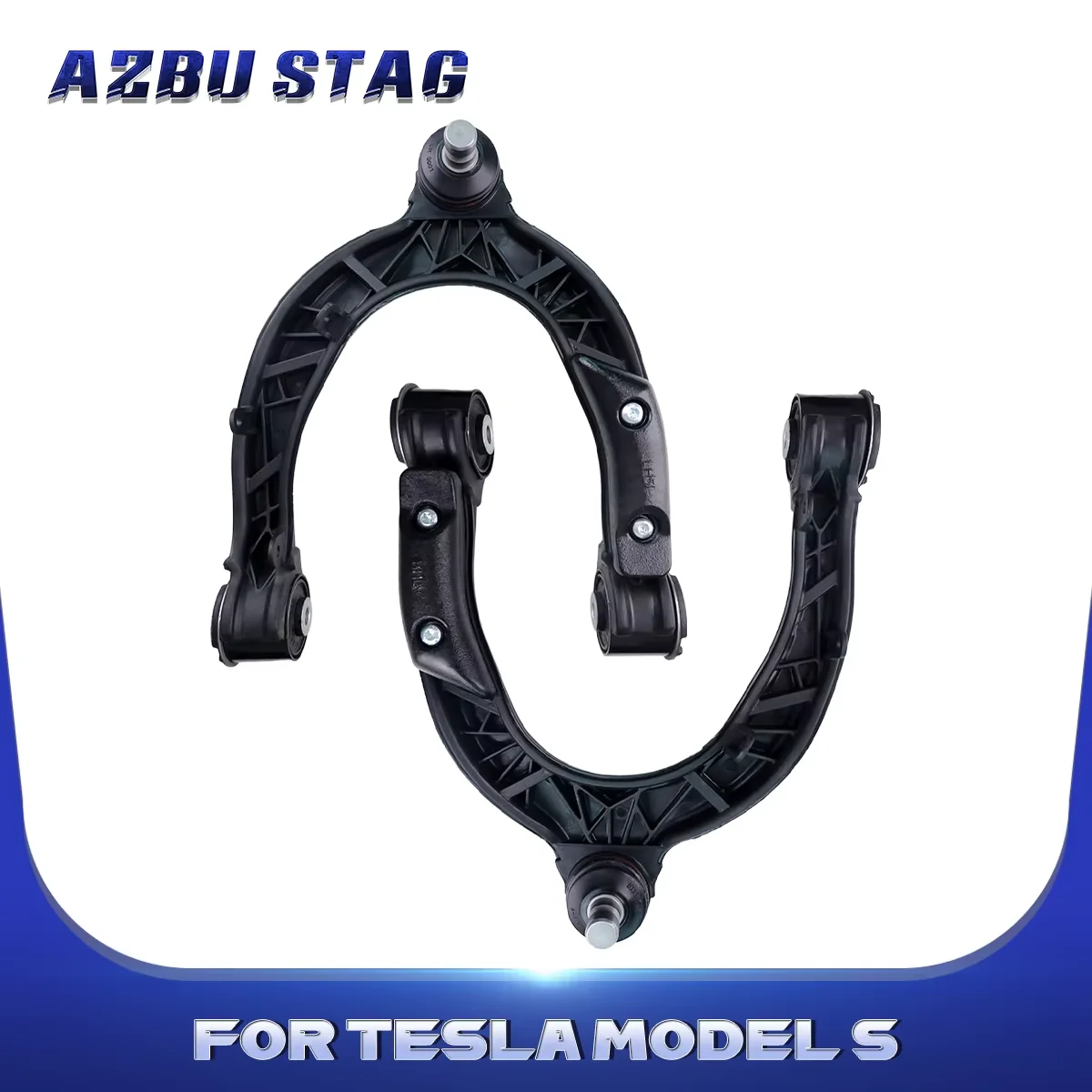 AzbuStag 2Pcs Front Upper Control Arm Assembly Left Right for Tesla Model 3 5YJ3 Y 5YJY 2017 2018 2019 2020-2022 104432100G